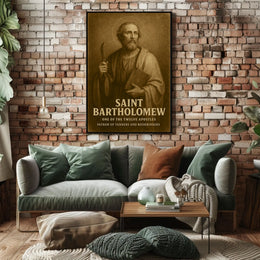 Saint Bartholomew Apostle And Patron Poster