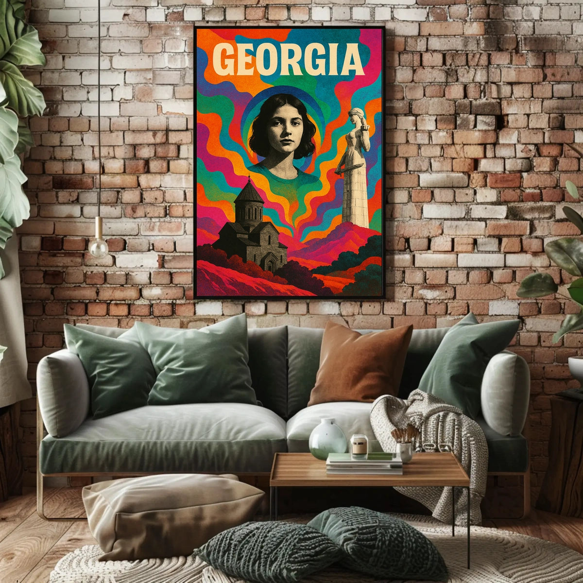 Georgia A Vibrant Tribute Poster