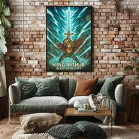 King Arthur Excalibur Fantasy Mythology Poster