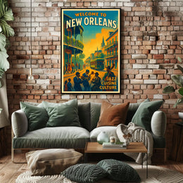 Welcome to New Orleans Poster PosterGoat