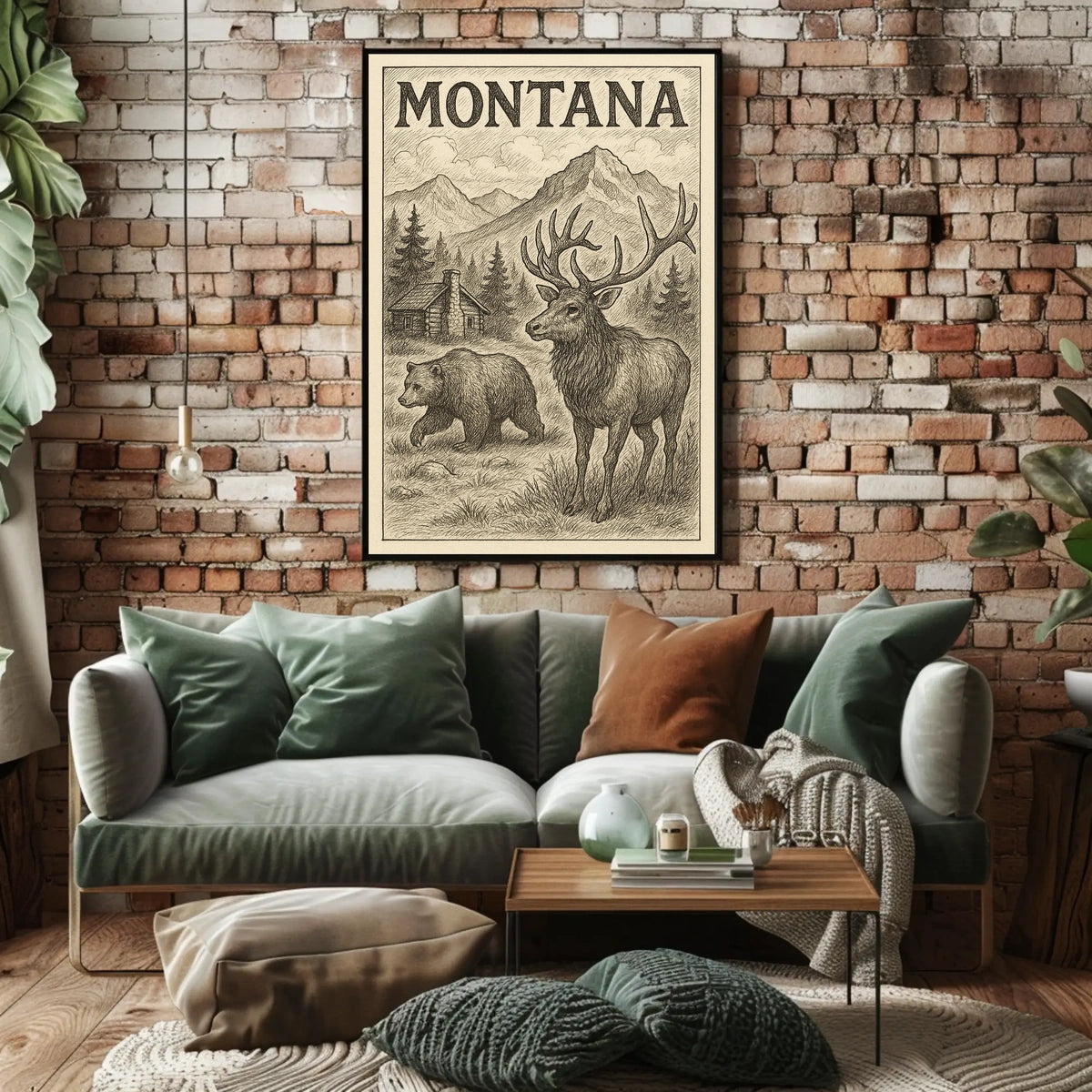 Montana Wilderness Poster