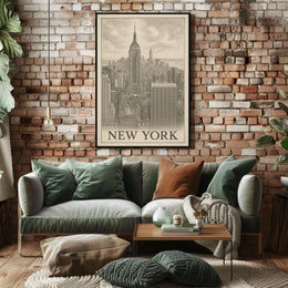 Iconic New York Skyline Poster