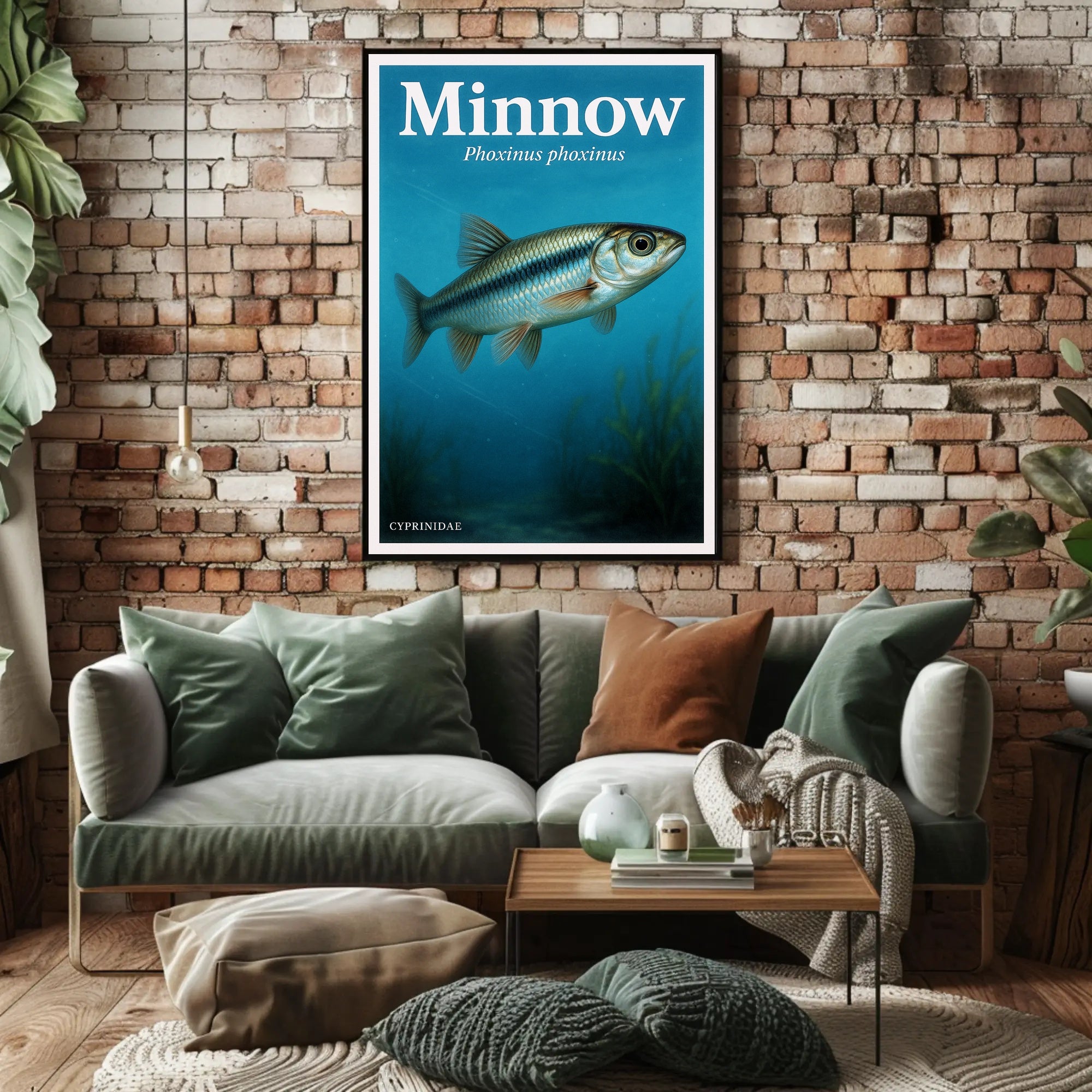 Minnow - Phoxinus phoxinus Poster PosterGoat