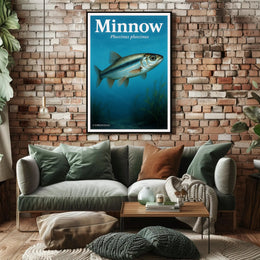 Minnow - Phoxinus phoxinus Poster PosterGoat