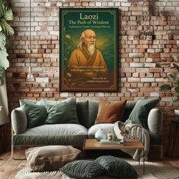 Laozi The Path Of Wisdom Poster