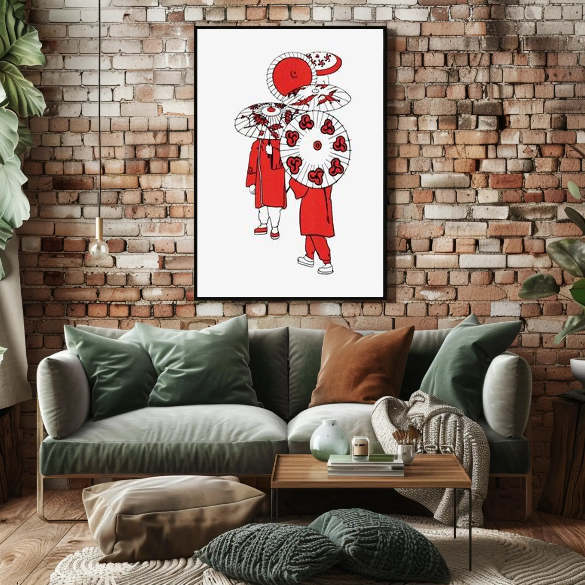 Traditional Parasol Art Poster