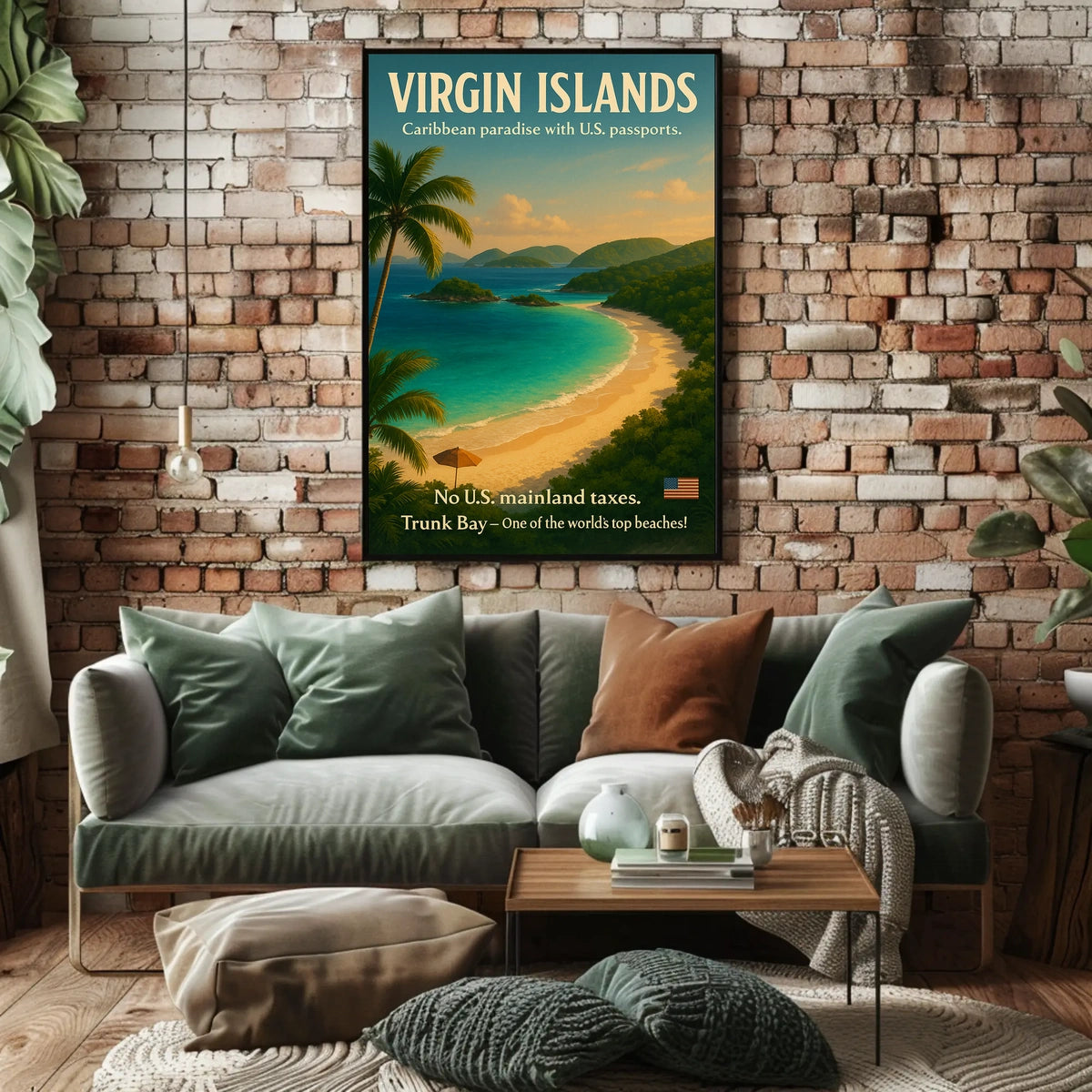 Discover The Virgin Islands Poster