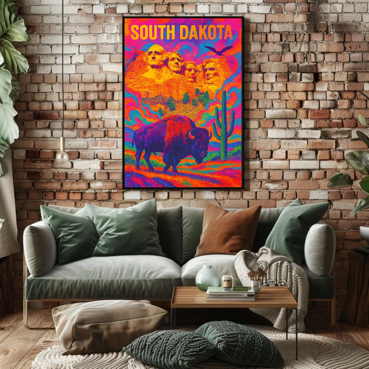 South DakotaS Vibrant Tribute Poster