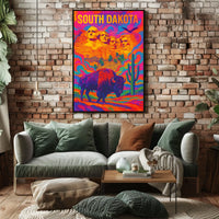 South DakotaS Vibrant Tribute Poster