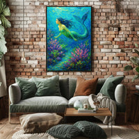 Enchanted Mermaid Under the Sea Poster PosterGoat