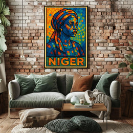 Vibrant Tribute to Niger Poster