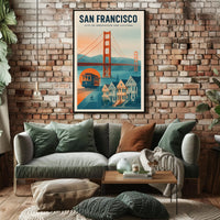 San Francisco  City of Innovation and Culture Poster PosterGoat