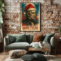 John Tyler 10th President of the United States Christmas SeriesPoster