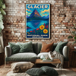 Glacier National Park Montana Poster