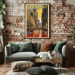 Germany Urban Charm Poster