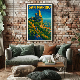 San Marino A Scenic Escape Poster