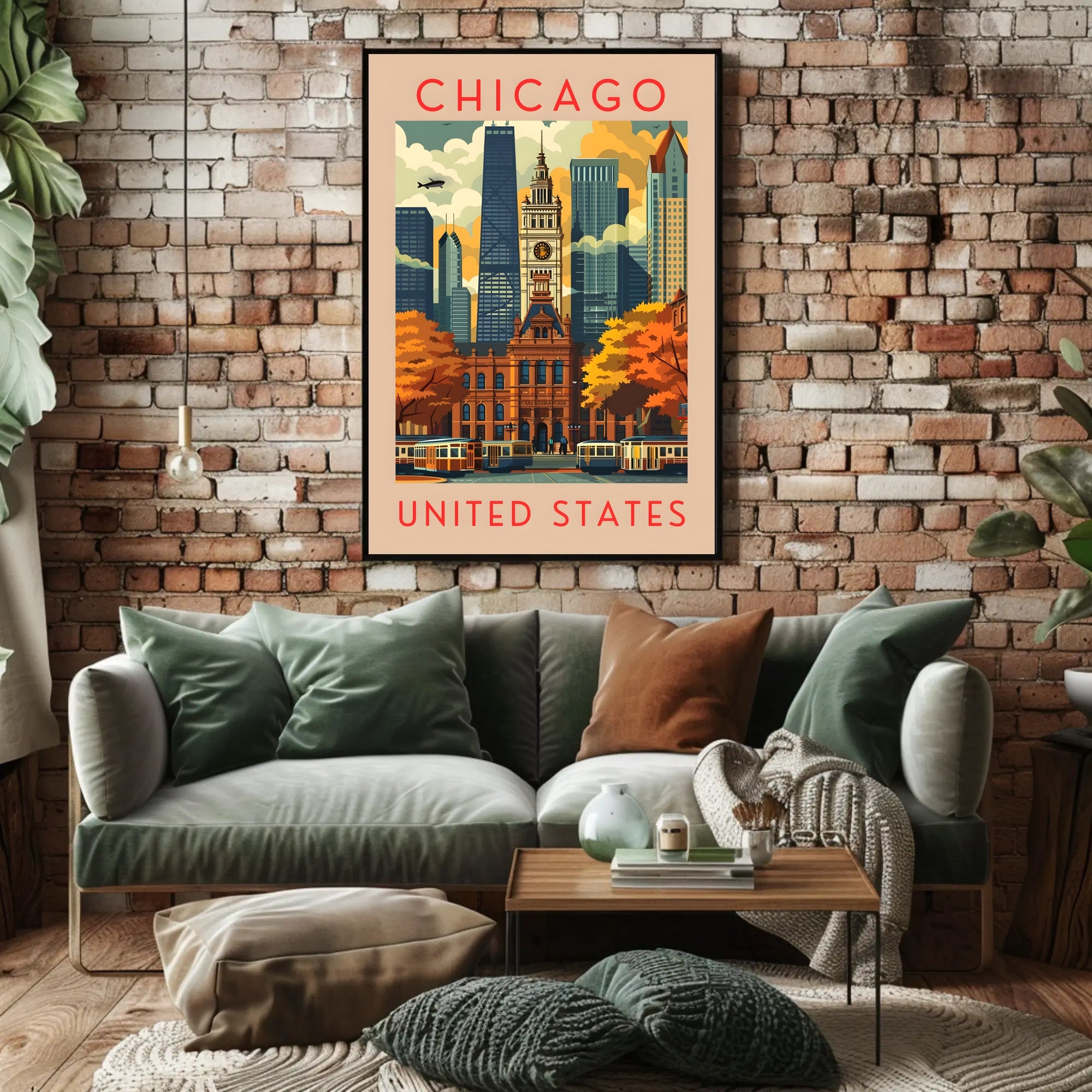 Chicago Cityscape Poster