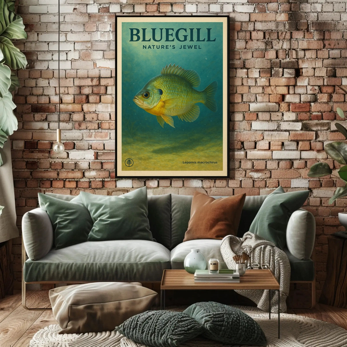 Bluegill NatureS Jewel Poster