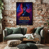 Abraham Lincoln Patriotic Historical or Presidential Poster PosterGoat