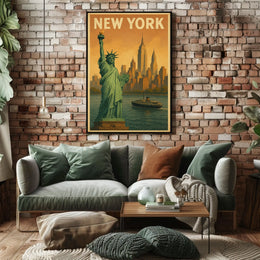 New York Cityscape Poster