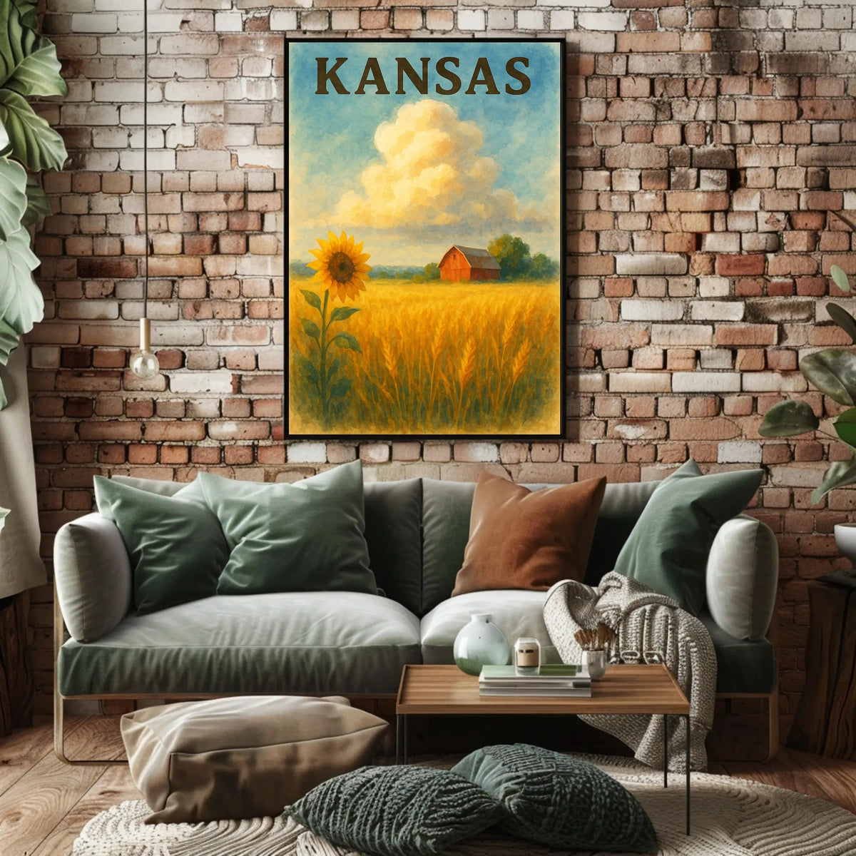 Kansas Landscape Poster