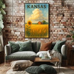 Kansas Landscape Poster