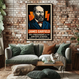 James Garfield 20th President Poster