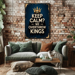 Revolutionary Crown Poster: A Bold Political Statement Poster