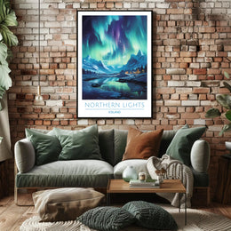 Northern Lights in Iceland Poster