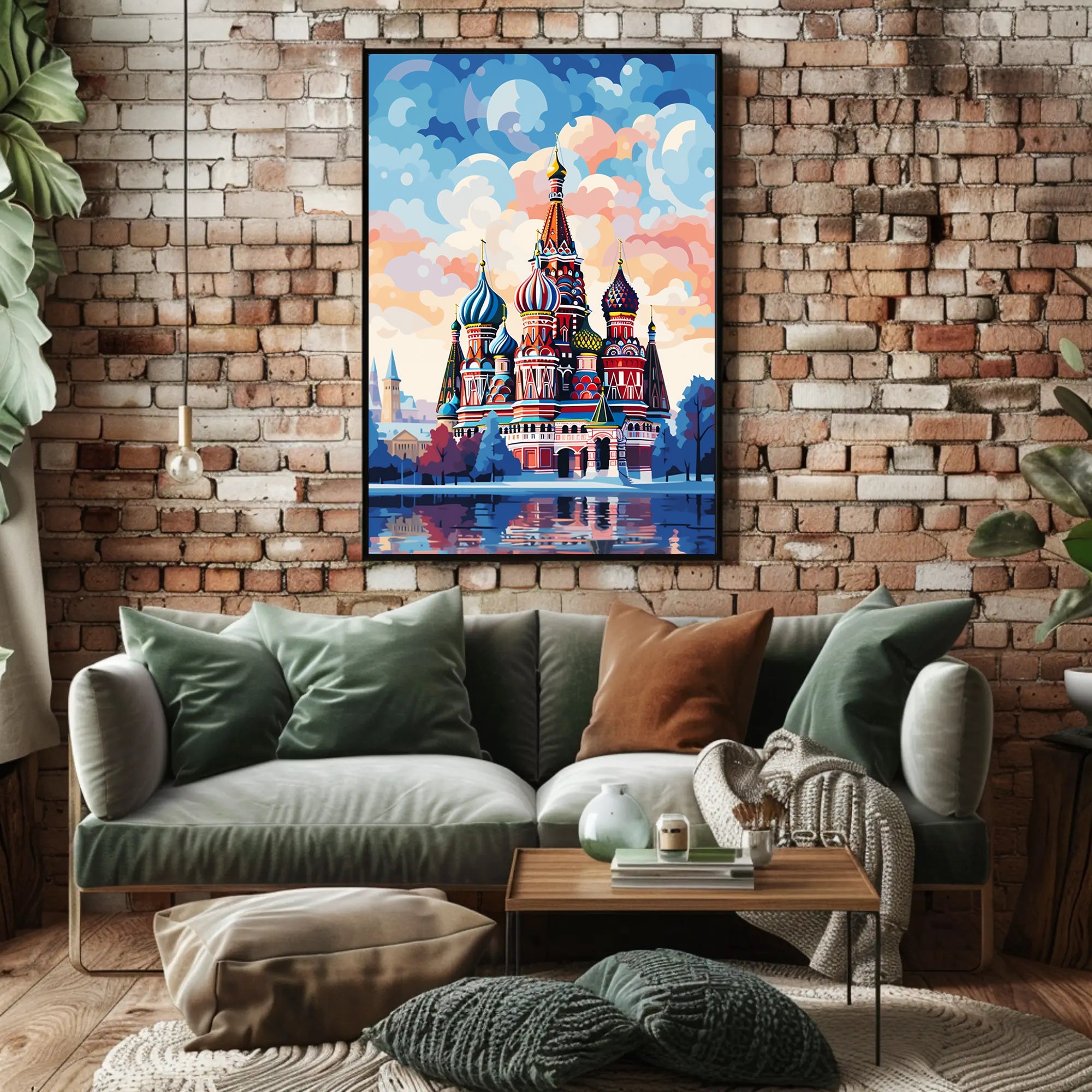 Vibrant St. BasilS Cathedral Poster