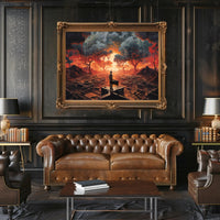 Dreamlike Surreal Landscape in Abstract or Artistic Poster