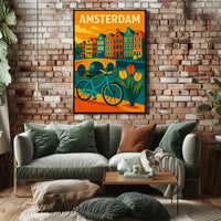 Amsterdam Cityscape Poster