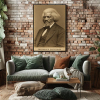 Frederick Douglass Portrait Poster