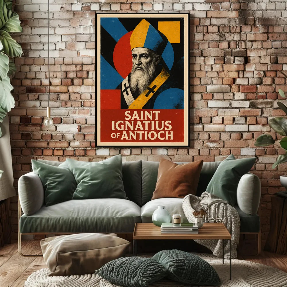 Saint Ignatius of Antioch Religious Art Poster
