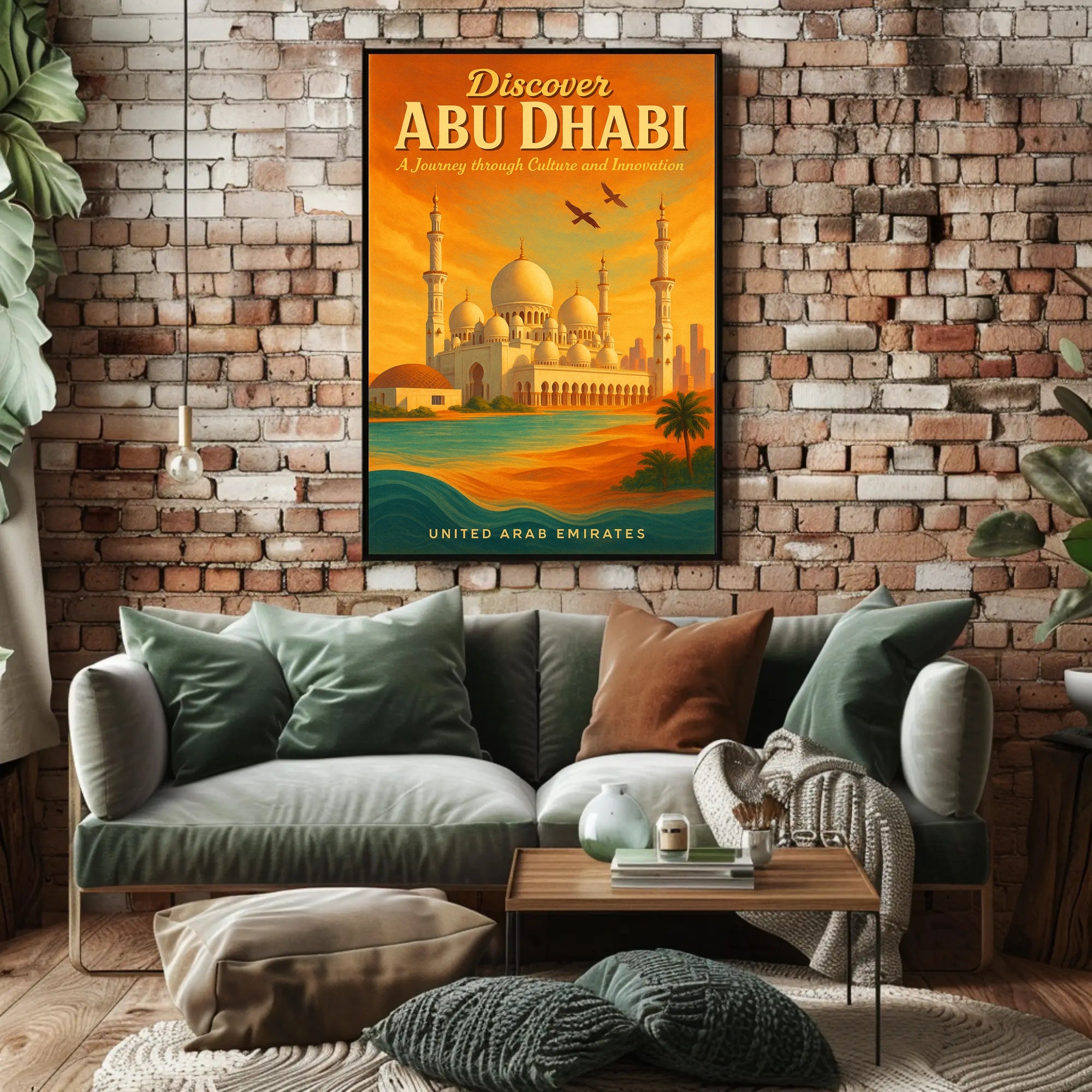 Discover Abu Dhabi Wall Art Print PosterGoat
