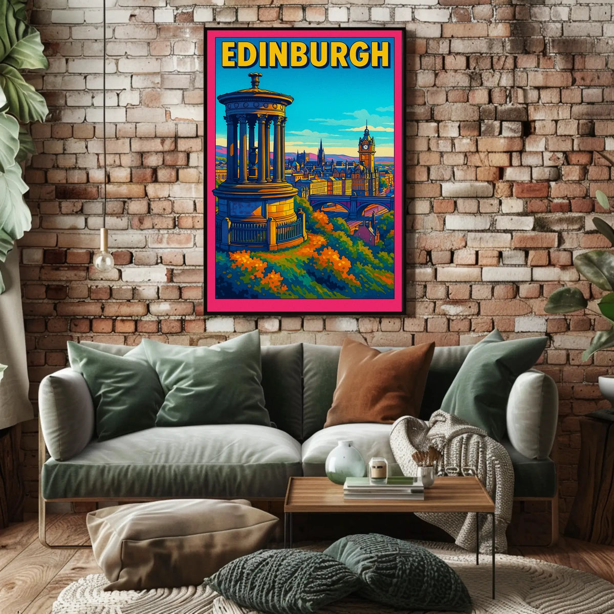 Edinburgh Cityscape Poster