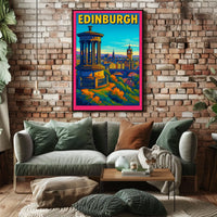 Edinburgh Cityscape Poster
