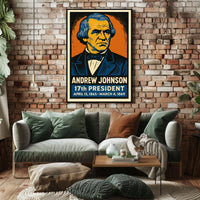 Andrew Johnson 17th President Poster