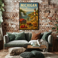 Discover Michigan Poster