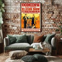 Magic Show Poster: Vintage-Style Theater Advertising