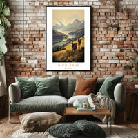 Majestic Highlands Poster PosterGoat