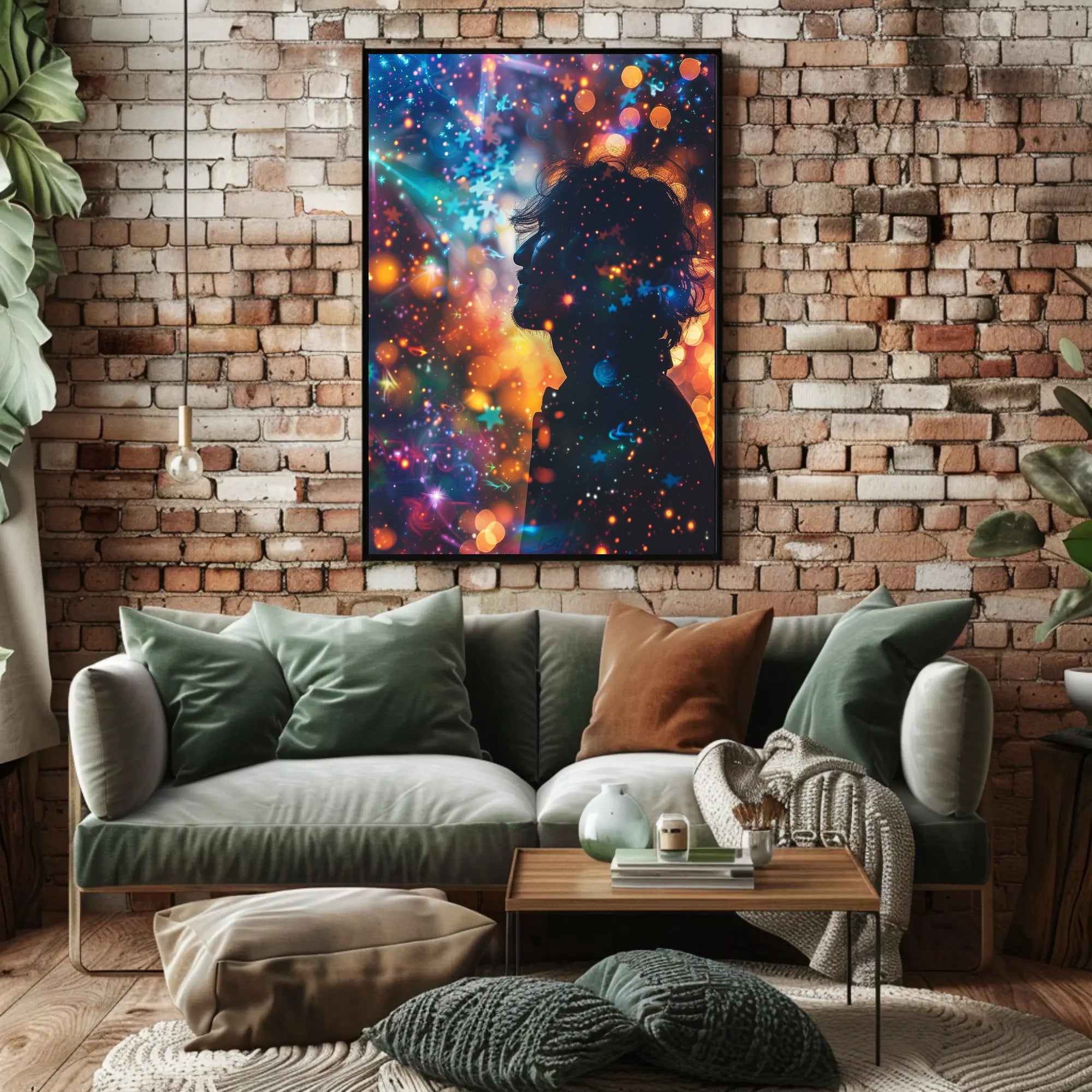Dreamscape Silhouette Art Print Poster for Home Decor PosterGoat