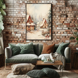 Winter Wonderland Village Poster