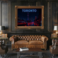 Toronto at Night Poster