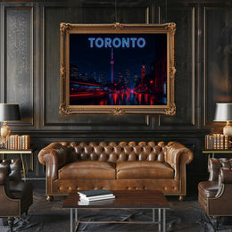 Toronto at Night Poster