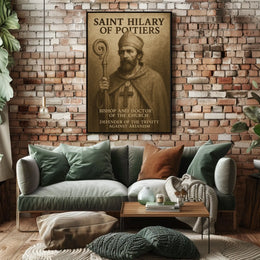 Saint Hilary Of Poitiers Poster