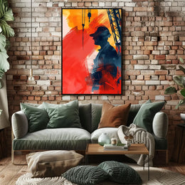 Vintage Parisian Landmark Art Poster