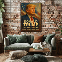Donald Trump 47Th President Poster