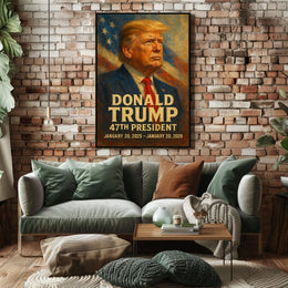 Donald Trump 47Th President Poster