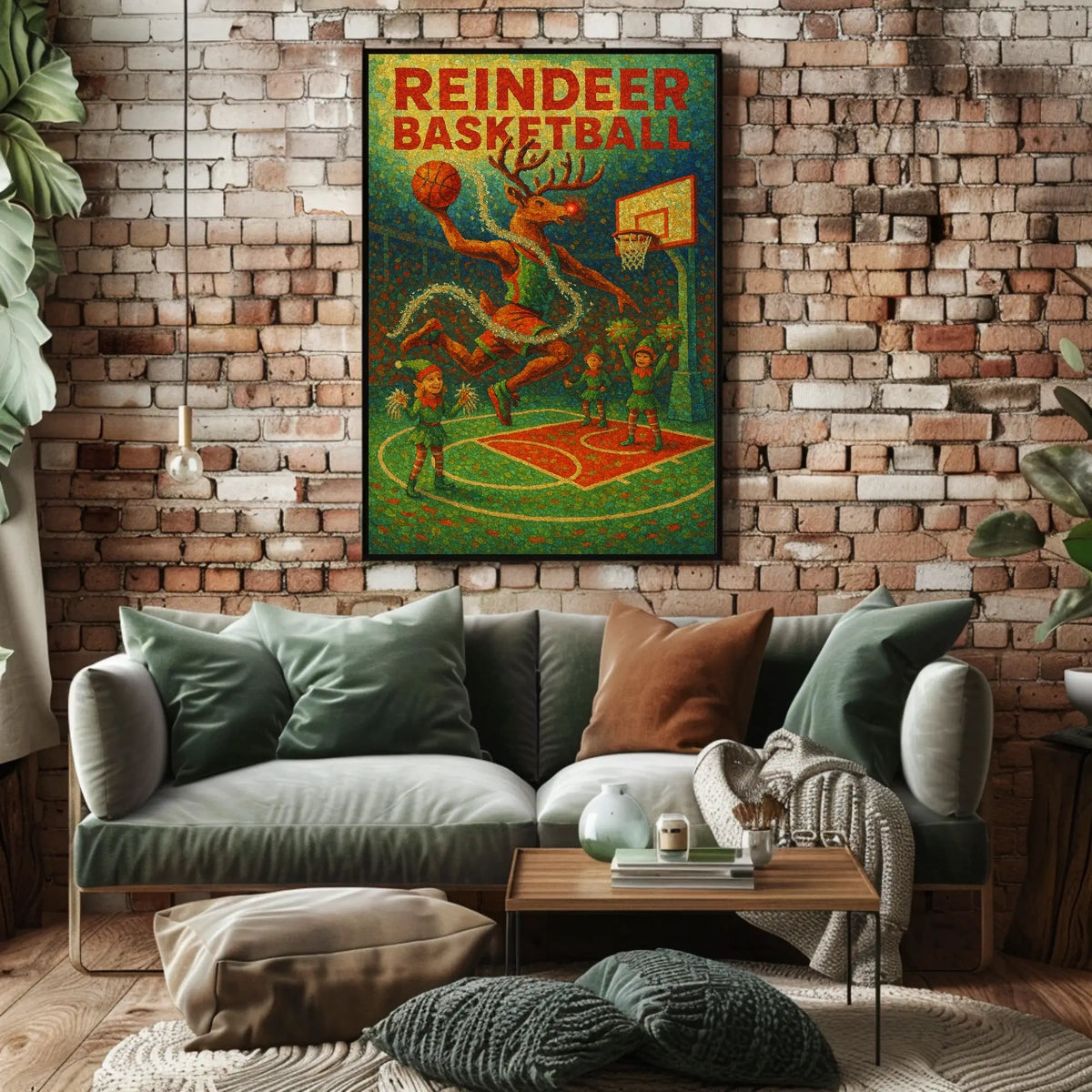 Reindeer Basketball Extravaganza Poster